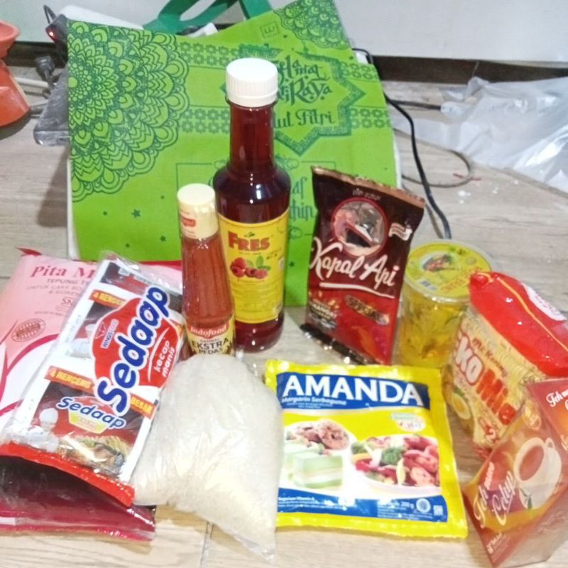 

paket 2 sembako murah // paket lebaran murah gratis tas