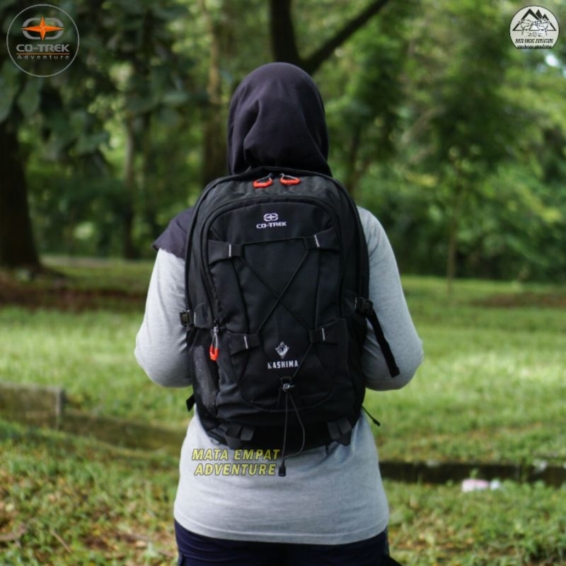 Daypack Tas Ransel Co-Trek Hashima 30L Original Include Raincoat Tas Punggung Pria Wanita