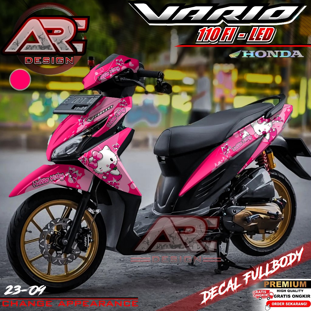 (COD) TERBARU Decal Sticker Honda Vario FI 110 LED Full body - Stiker Skotlet Modifikasi Variasi Str