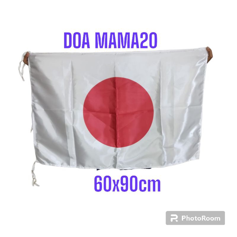 

bendera negara Jepang bahan satin