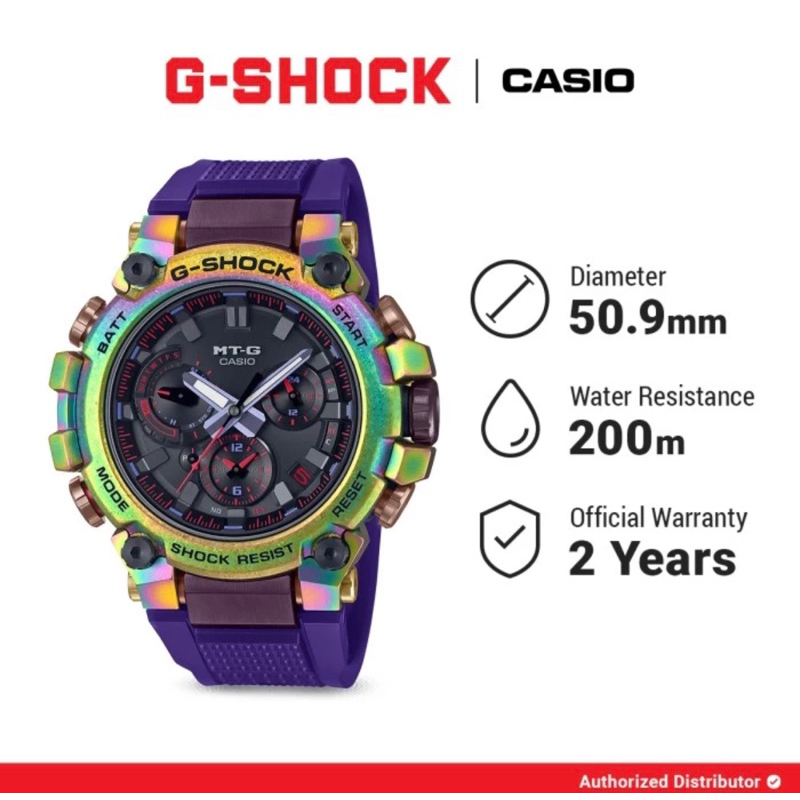 Jam Tangan Pria Casio G-Shock MTG-B3000PRB-1ADR / MTG-B3000PRB-1A Original