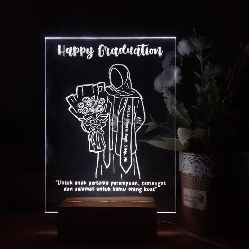 ACRYLIC CUSTOM || HARGA TERJANGKAU || GIFT WISUDA || WALIMAH