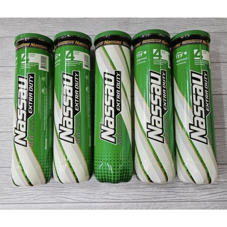 Hadir Terbaru  BOLA TENNIS BOLA TENIS NASSAU CHAMPIONSHIP NASSAU HIJAU NASSAU EXTRA DUTY ORIGINAL GR
