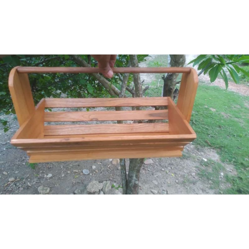 Rak Buah / Rak Jinjing /Rak Telur / Rak Bumbu / Rak serbaguna kayu jati