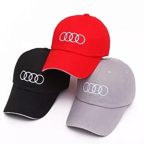 Topi Baseball Logo Audi Royal Drill Pria Dewasa Terbaru
