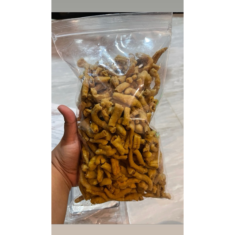 

Usus Crispy Kemasan 1 kg dan setengah kilo