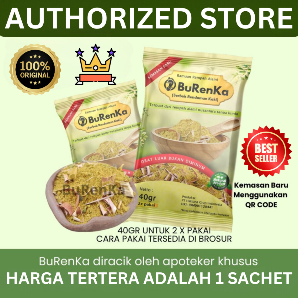 [KM] Ramuan Burenka Rempah Kaki Serbuk Rendaman Kaki / Ramuan Burenka