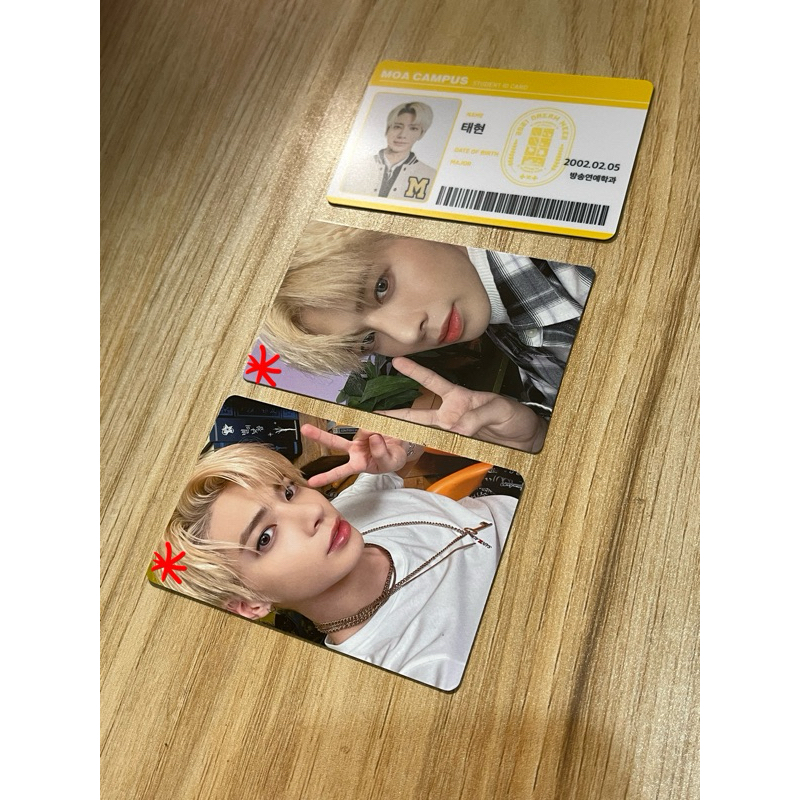 Taehyun photocard SG21/R/Moa Campus