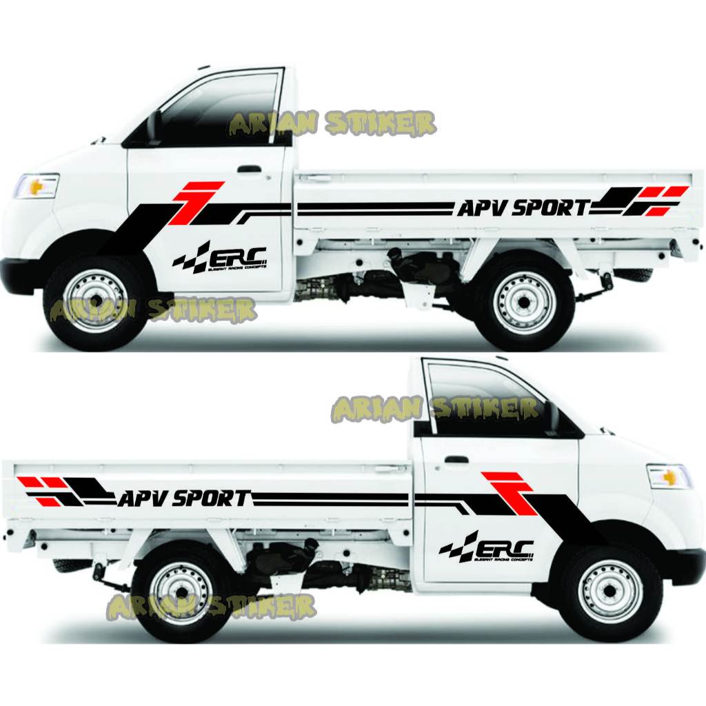 Stiker Cutting Mobil Pickup Apv Stiker Striping List Apv Sport Stiker Variasi Bodi Samping Mobil Pic