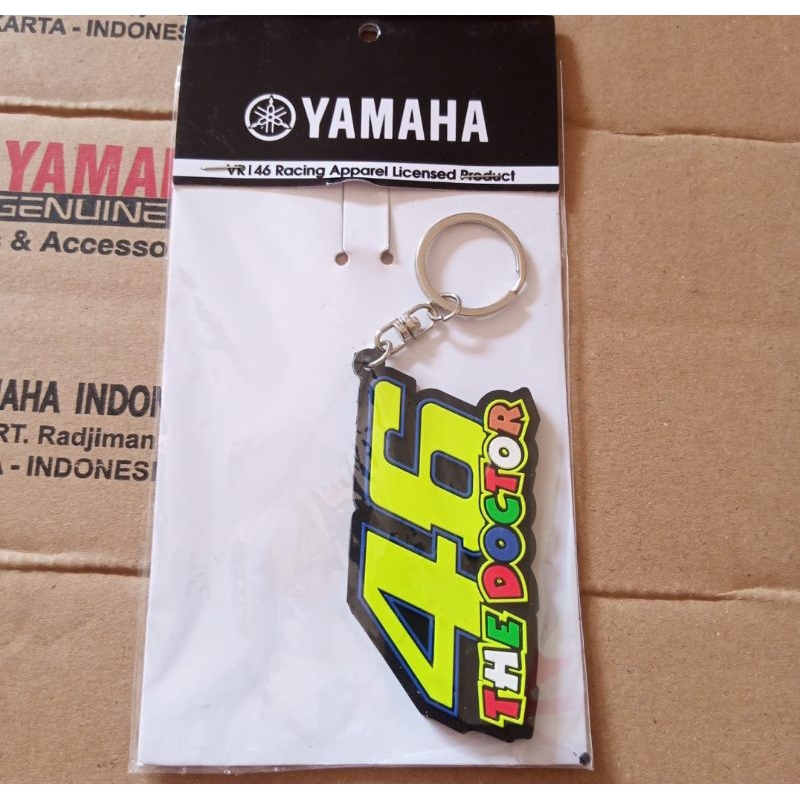 GANTUNGAN KUNCI KEYCHAIN ORIGINAL VRI46 ASIA/ APPAREL ORIGINAL VRI46 ASIA KEY CHAIN 02 VR46 / YAV-R4