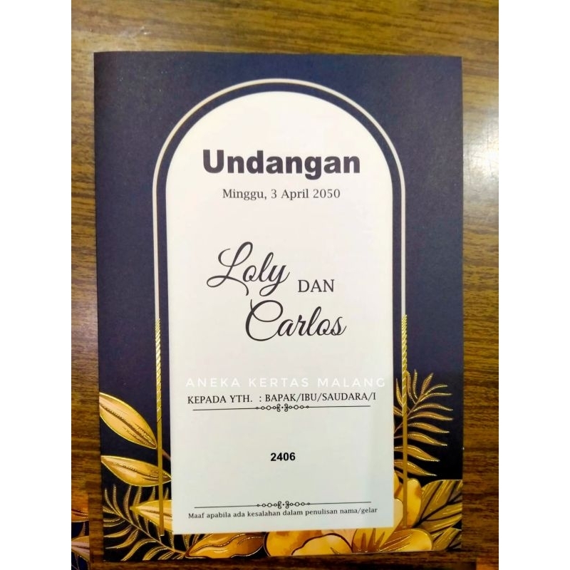 Blangko Undangan Erba 2406 ( Cek Deskripsi)