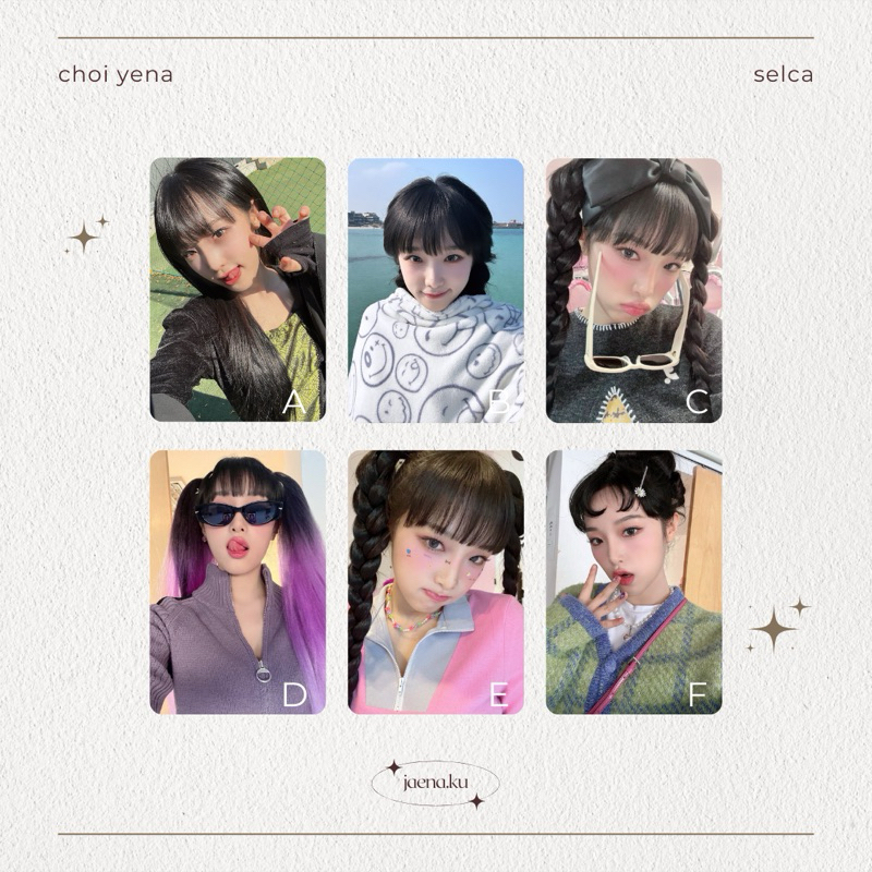 [YENA] PHOTOCARD SELCA 3 CHOI YENA UNOFFICIAL