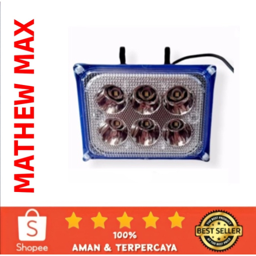 Foglamp LAMPU SOROT Kotak DNY-030 6 LED