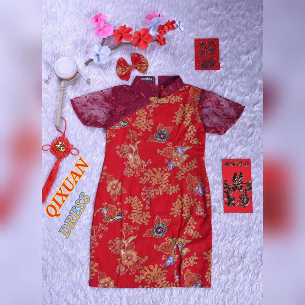 CNY 2024 QIXUAN DRESS Cheongsam imlek
