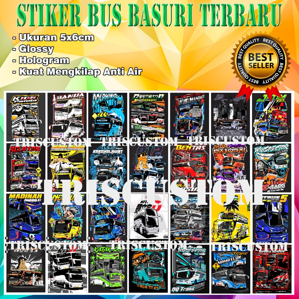 

CETAK STIKER BUS BASURI VIRAL A4 GLOSSY MENGKILAP KUAT DAN TAHAN AIR TERMURAH