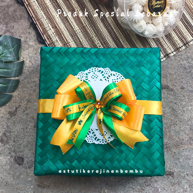 BESEK SPESIAL PITA LEBARAN / besek makan / besek jogja / besek murah / besek ketupat / bingkisan par