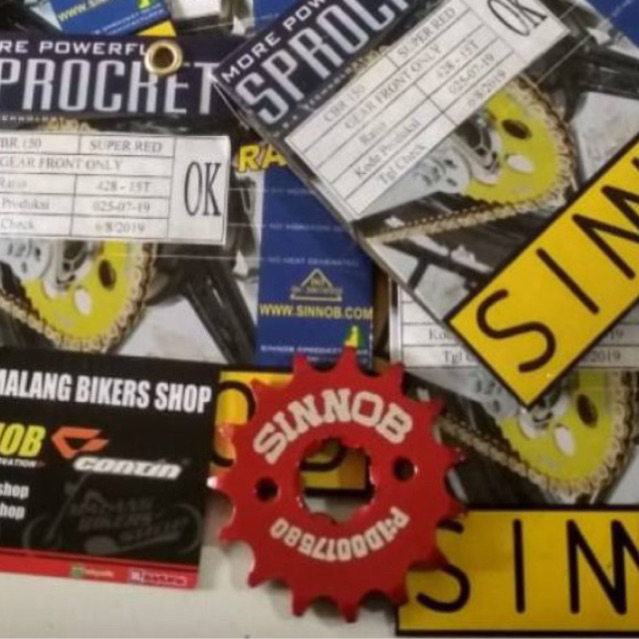 Gir Depan 14T Sinnob Honda CBR150 CB150 Megapro Verza NMP Sonic150 GTR150 428