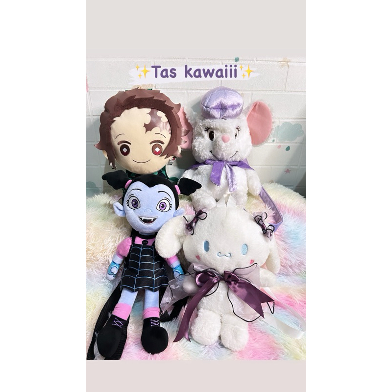 Tas Boneka Random|Tas Boneka Variasi|Tas Anime |Tas Miss bianca