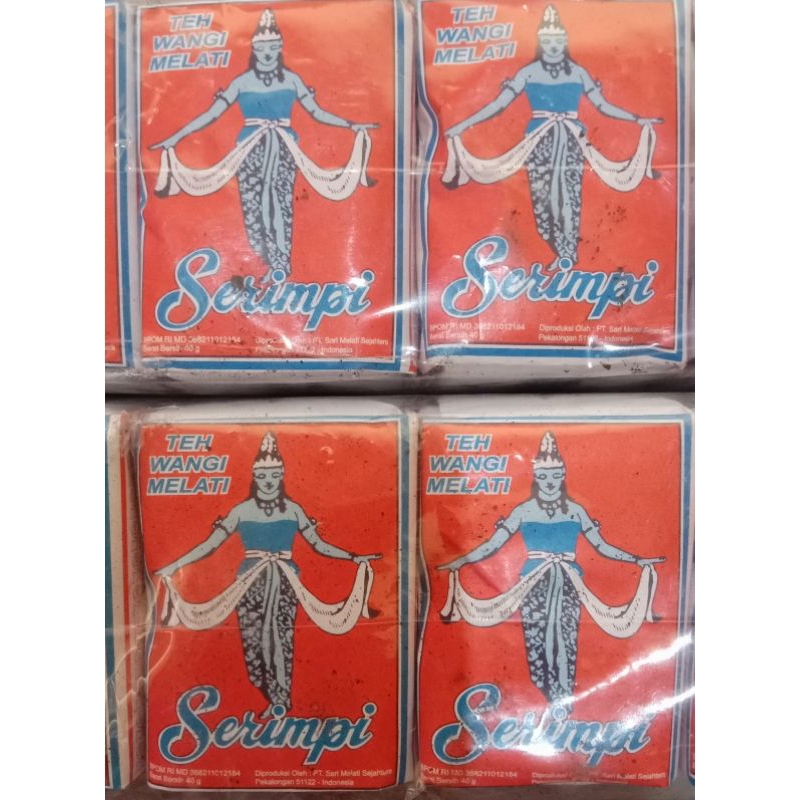

TEH SERIMPI TEH WANGI MELATI 1 PAK ISI 10 PCS @ 40 GRAM