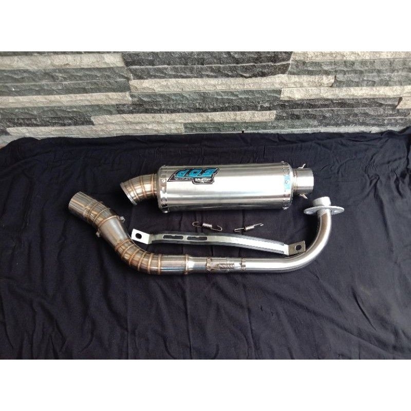 KNALPOT DOS RACING BEAT FI BEAT KARBU SCOOY VARIO 110 DLL