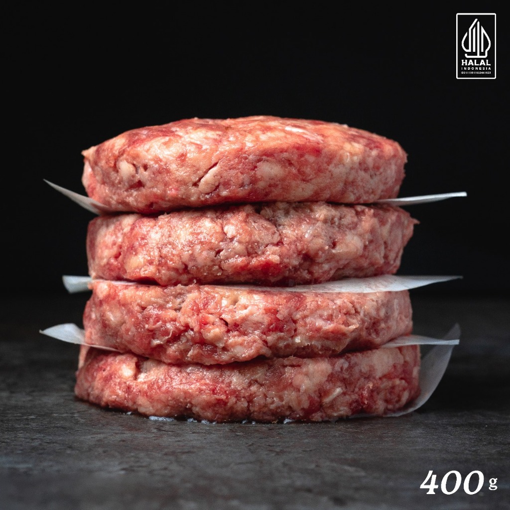 

Beef Patty / Beef Patties / Premium Beef Patty / Daging Burger / 400g