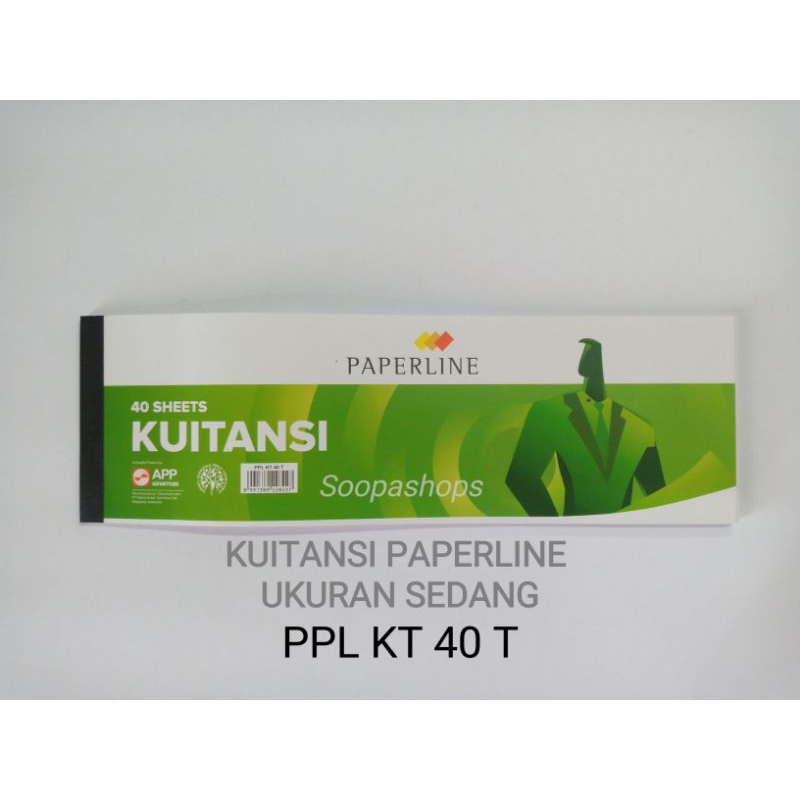 

Kuitansi Paperline 40 T Ukuran Sedang Harga 1 Pak