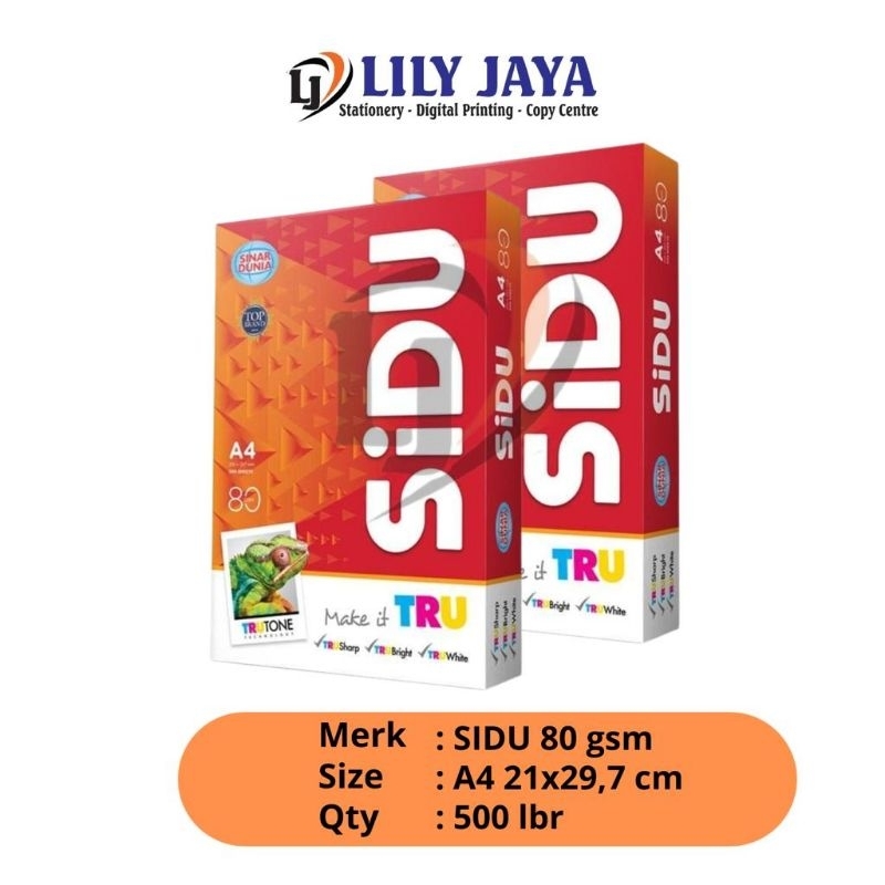 

KERTAS SIDU A4 80g