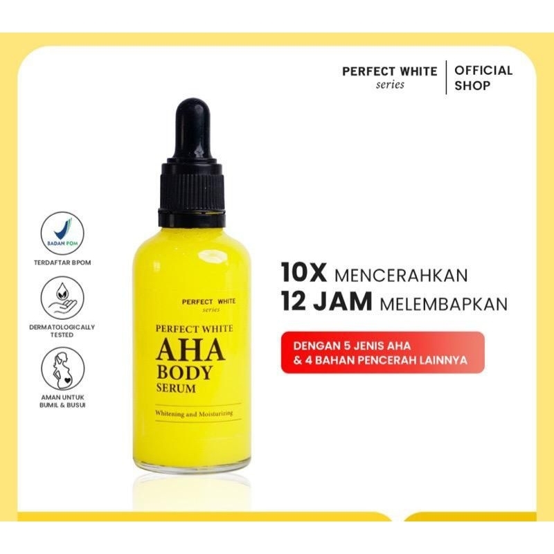PERFECT WHITE AHA BODY SERUM / aha perfect