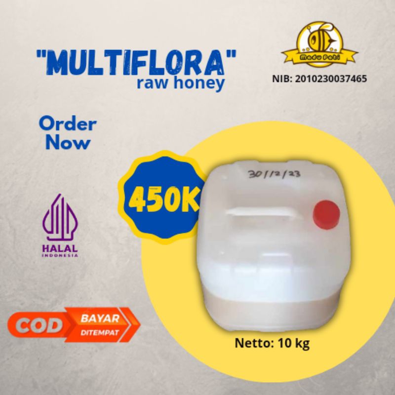 

madu multiflora - raw honey - paket hemat reseller