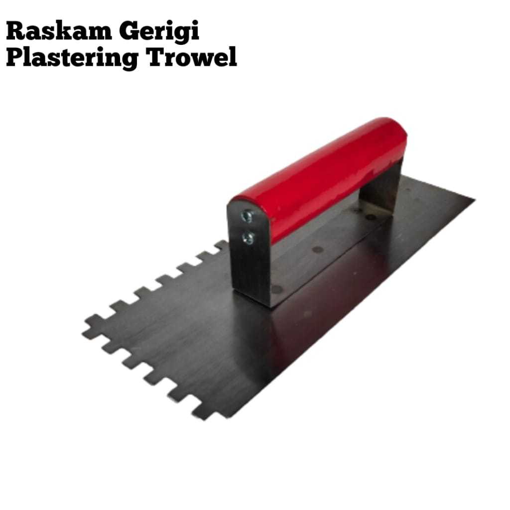 Raskam gerigi plastering trowel / alat pasang perata keramik granit lantai cetok semen