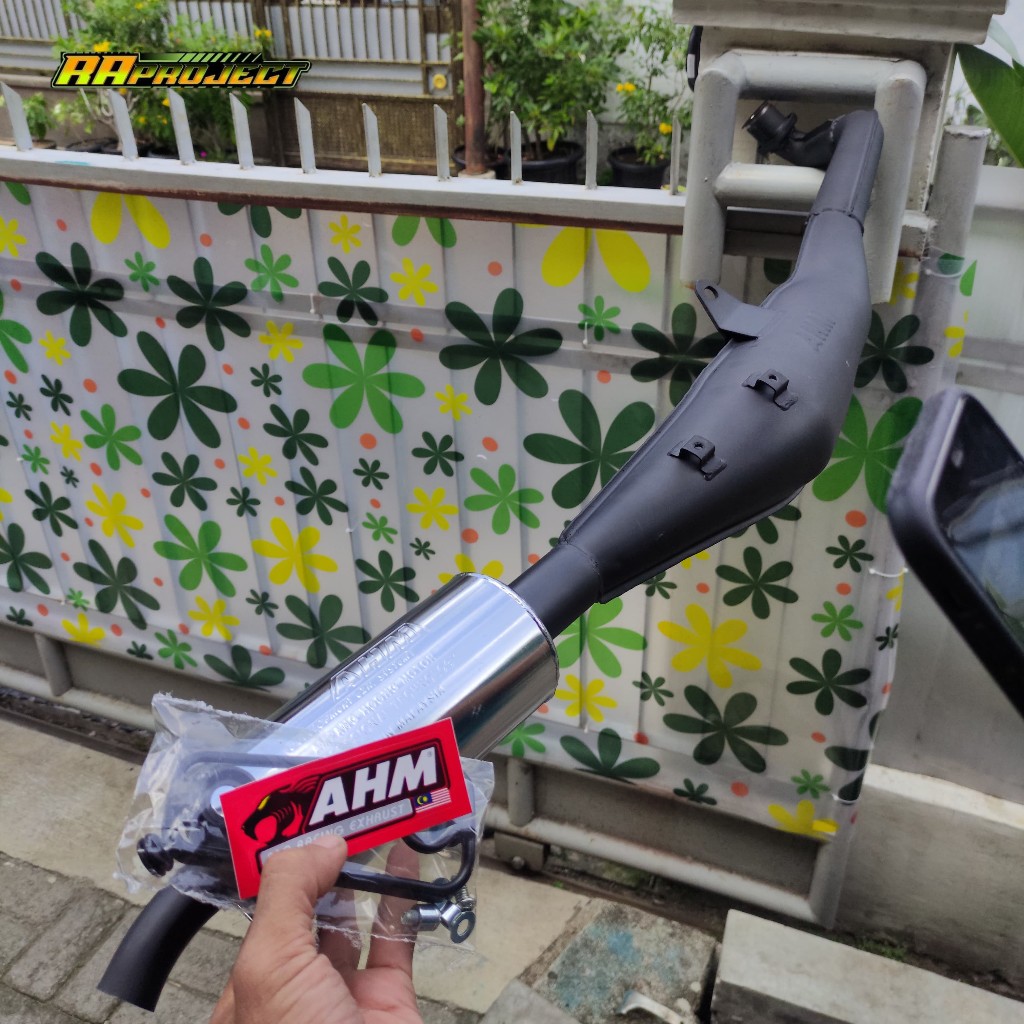Knalpot AHM F1ZR FIZR FIZ F1Z Force One  SATRIA 2T AHM Original Malaysia Knalpot Racing Original AHM