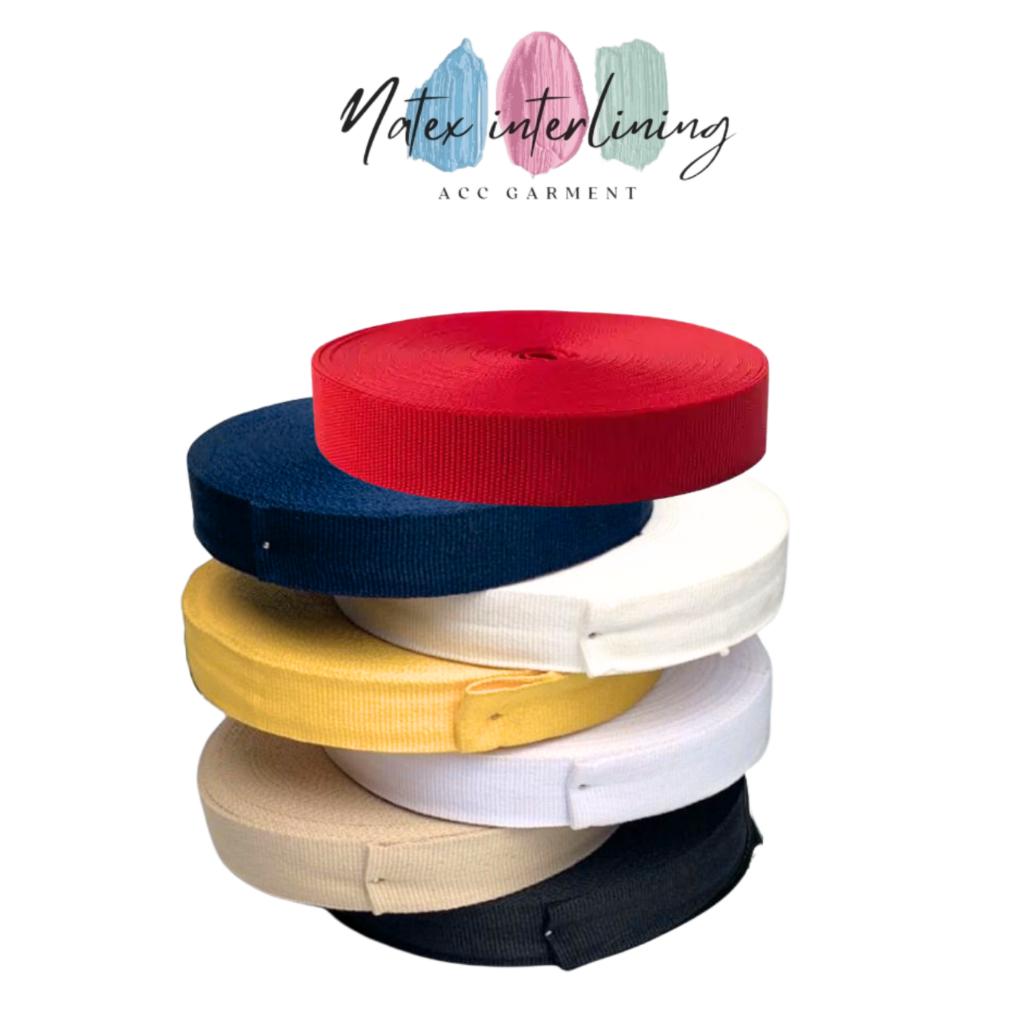 Bisban Pita List Untuk Baju 2cm Polos