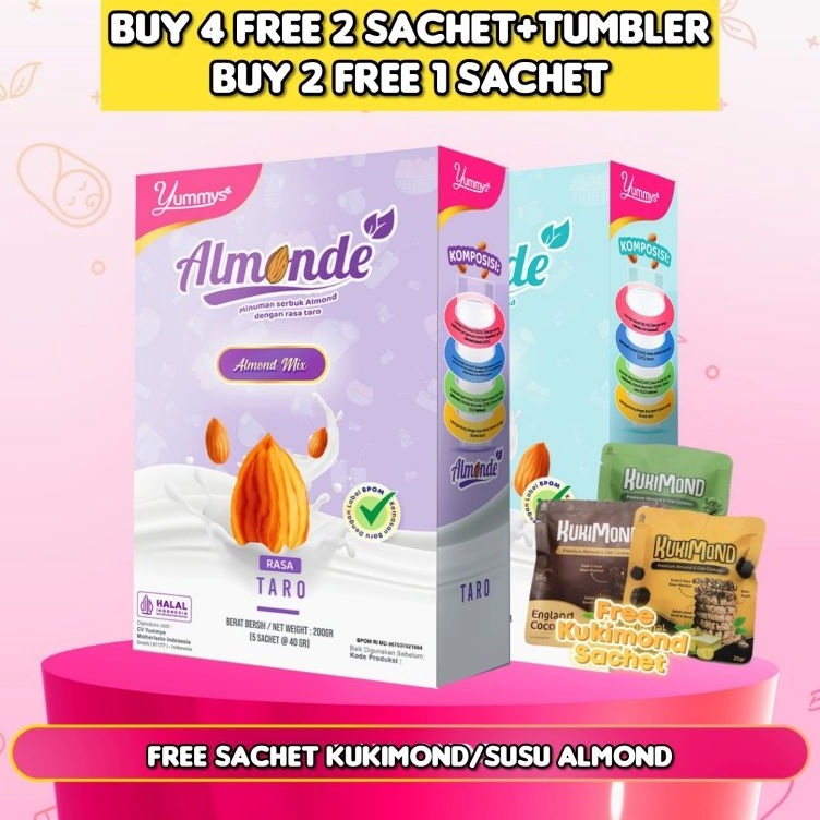 Diskon VPCQI ALMONDE PREMIUM ALMOND untuk ibu hamil  Program Hamil  Almonde Susu Ibu Hamil  Almonde 