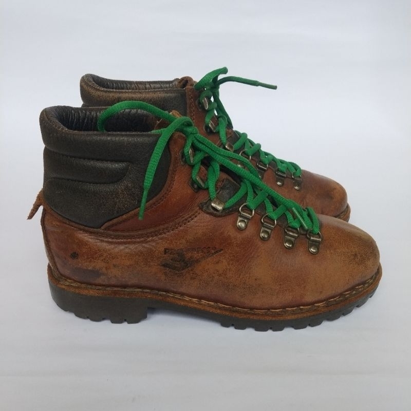 sepatu outdoor hiking gunung vintage mountain boots second bekas