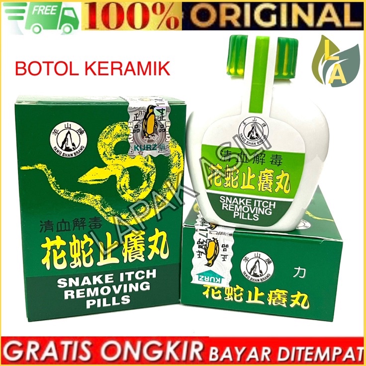 

Best Seller DVHDR Snake Itch Removing Pills Obat Kulit Gatal Alergi B65 Ready