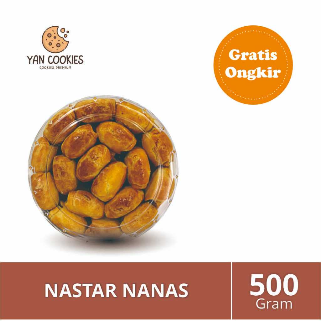 

Yan Cookies Kue Kering Nastar Nanas Premium Edisi Lebaran Toples 500Gr