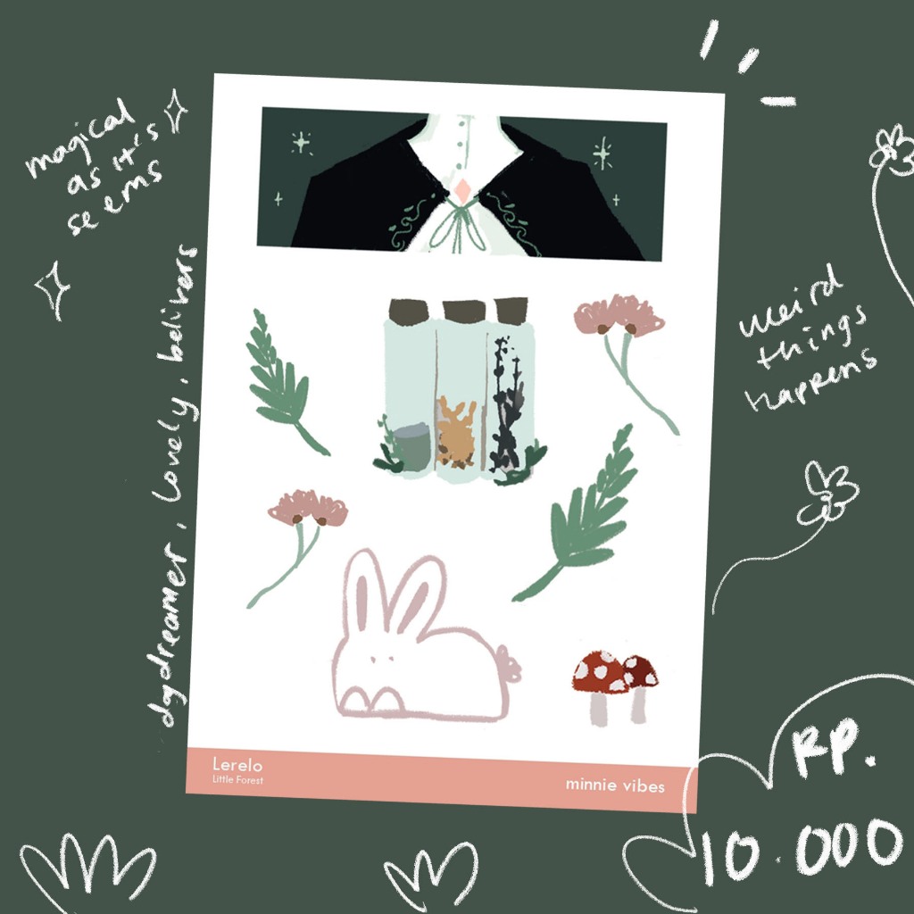 

Sticker Sheets Minnie Vibes Aesthetic Vinyl