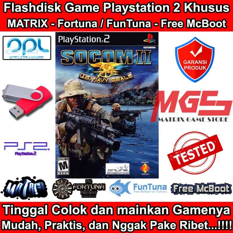 Flashdisk Game PS2 PS 2 SOCOM 2 - U.S. Navy SEALs