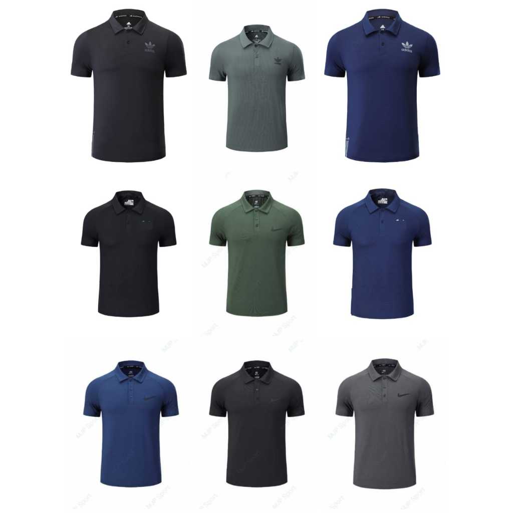 BAJU OLAHRAGA PRIA / ATASAN OLAHRAGA POLO / KAOS POLO PRIA T-SHIRT GRUP VARIAN 5