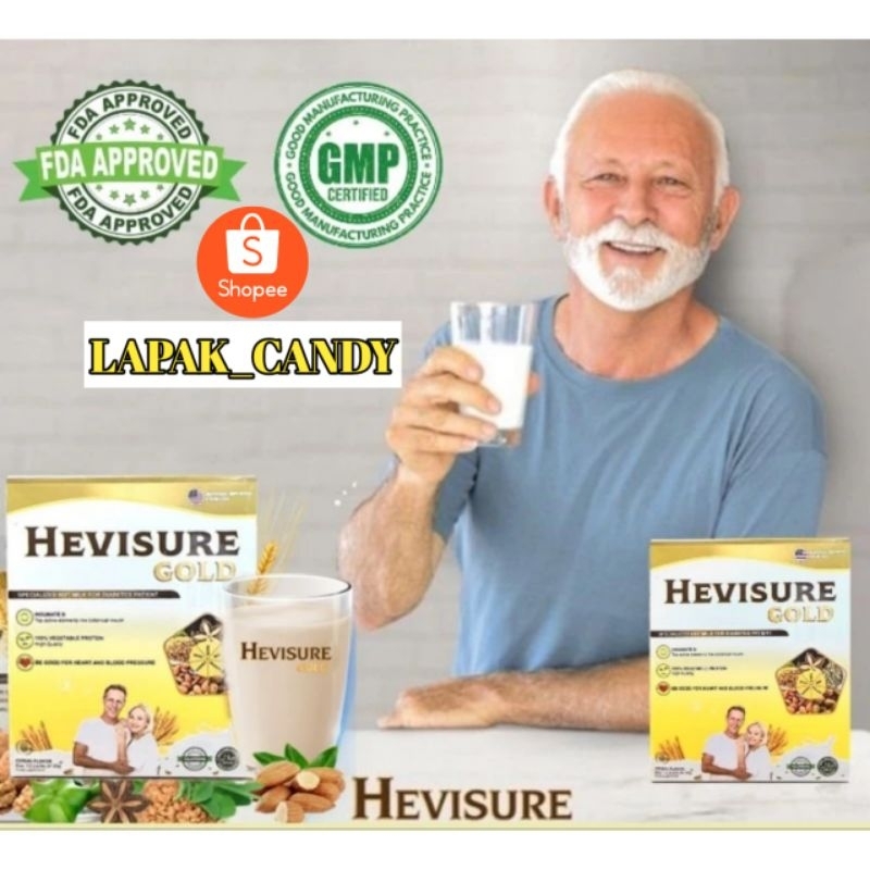 

HEVISURE GOLD Milk Susu Obat Diabetes Dan Kencing Manis Pankreas Insulin Asli 12 Schet