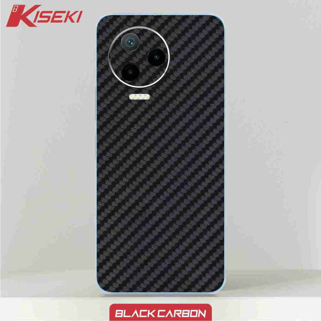 Kiseki Skin Infinix note 12 2023 on Back Case Carbon Leather Custom dl