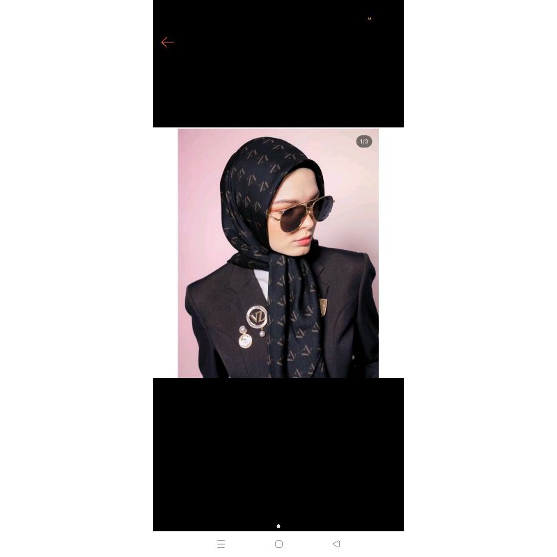 vivi zubedi monogram scarf black