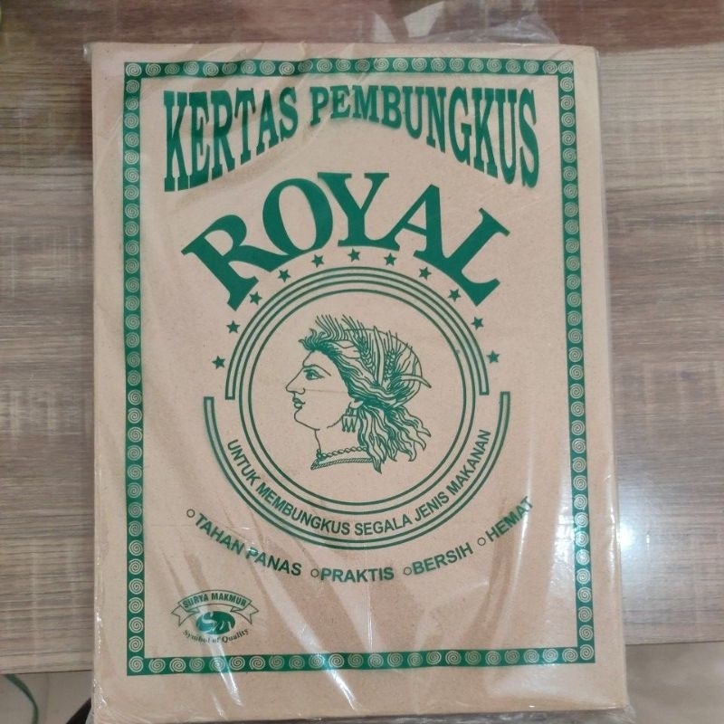 KERTAS LAMINASI/KERTAS NASI MERK ROYAL @200PCS MURAH BERKUALITAS