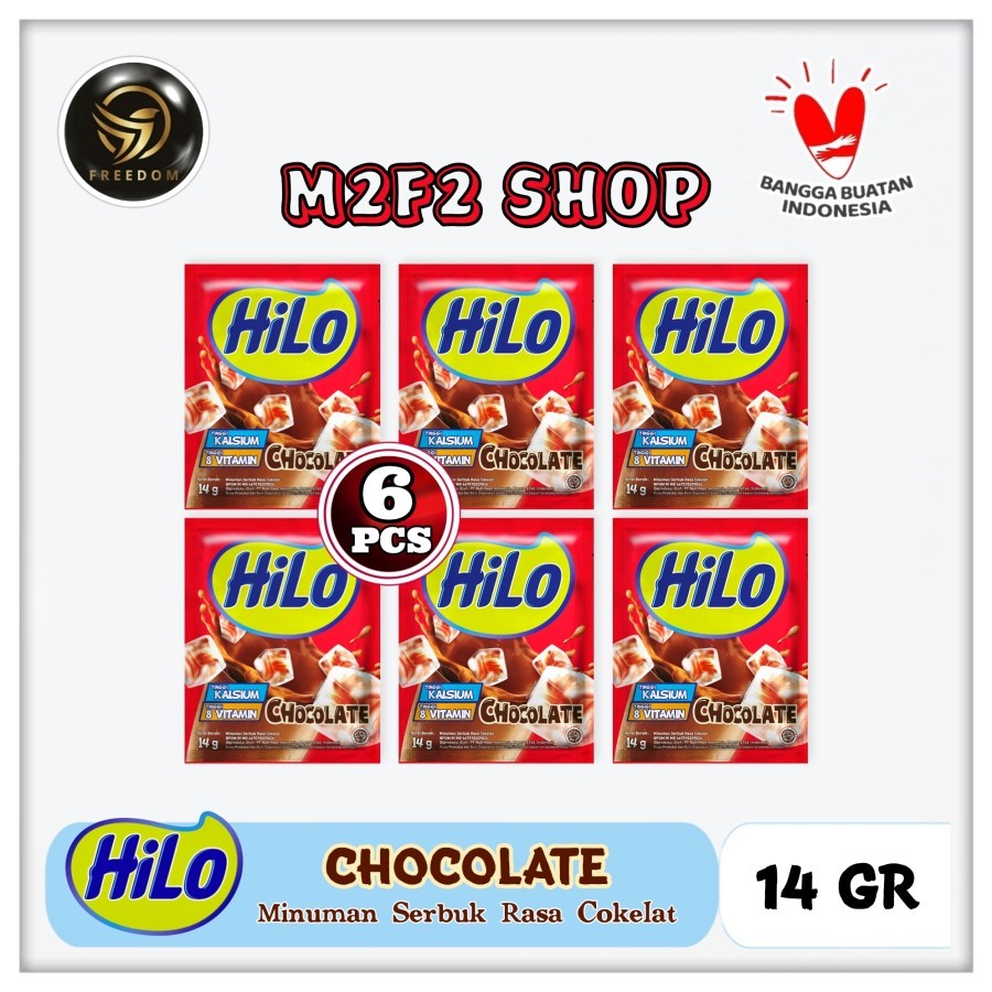 

Susu HiLo Chocolate Original | Serbuk Rasa Cokelat Sachet - 14 gr (Kemasan 6 Pcs)