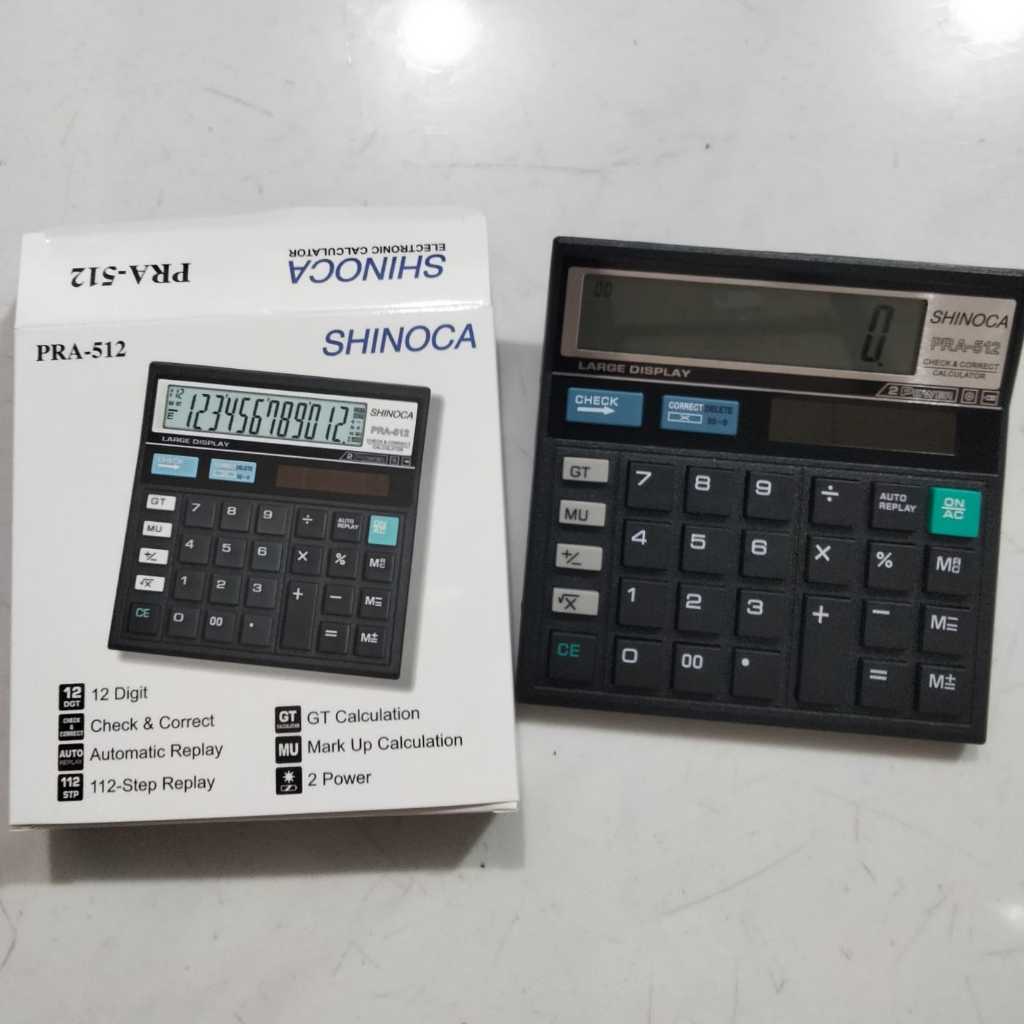 

Kalkulator Calculator Shinoca 12 Digit PRA-512 B