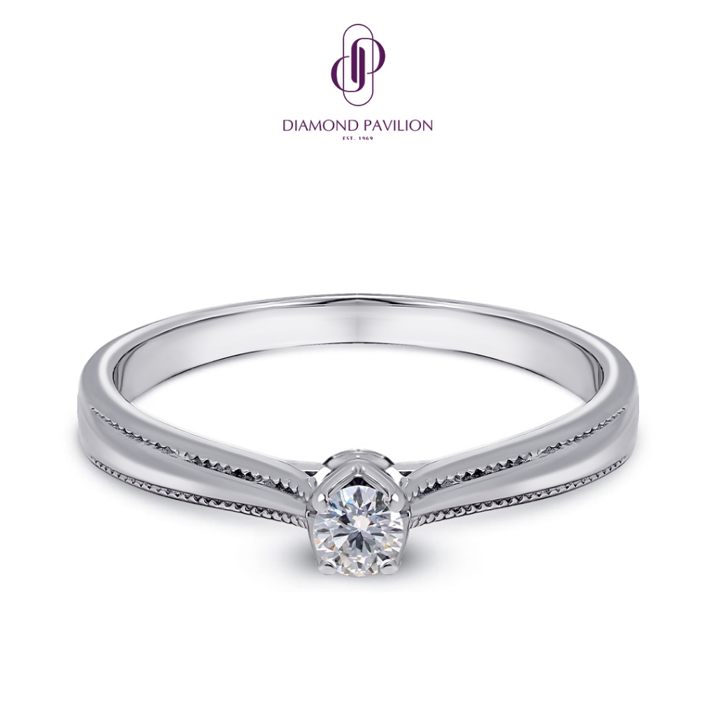 Diamond Pavilion Cincin Emas Batu Berlian Debby Ring