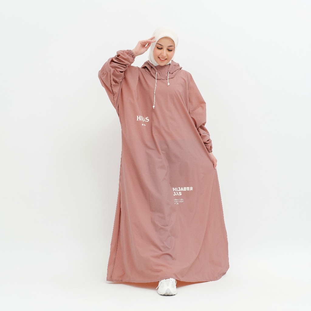 Jas hujan wanita muslimah gamis bahan premium original // Jas hujan gamis muslimah // Jas hujan wani