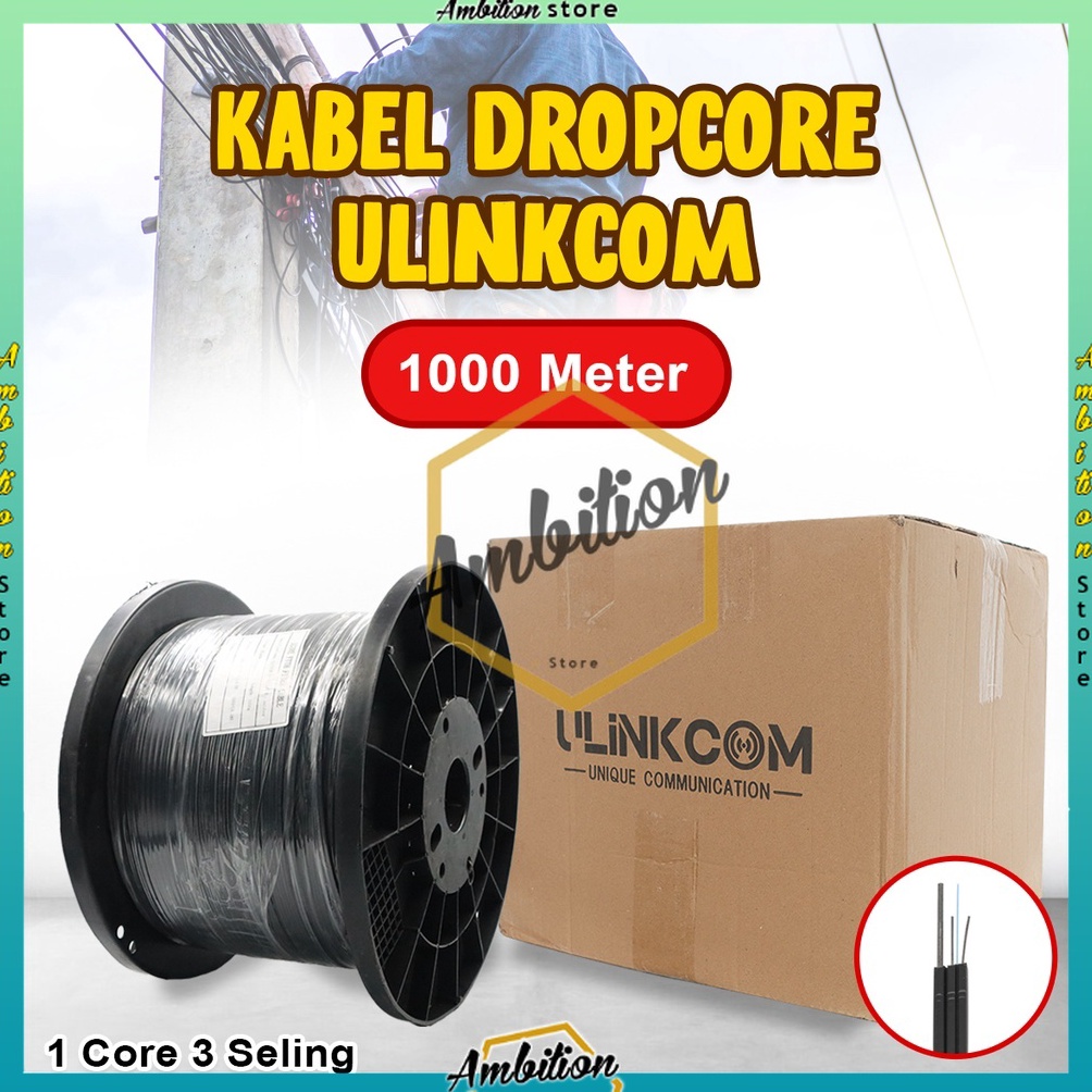 ART H73L   Kabel Fiber Optic Dropcore 1M 1 core 3 seling