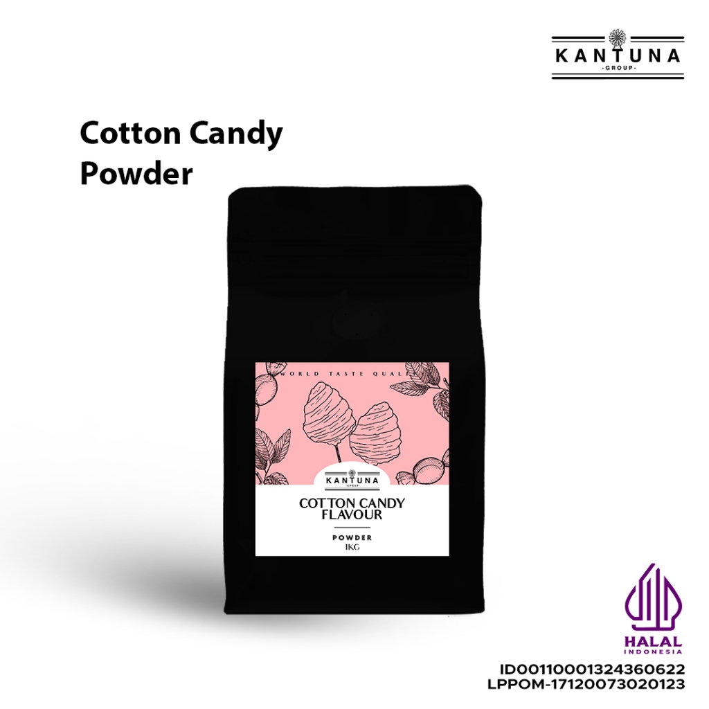 

Kantuna Cotton Candy Powder - Powder Rasa Cotton Candy Cafe/Kafe/Bisnis