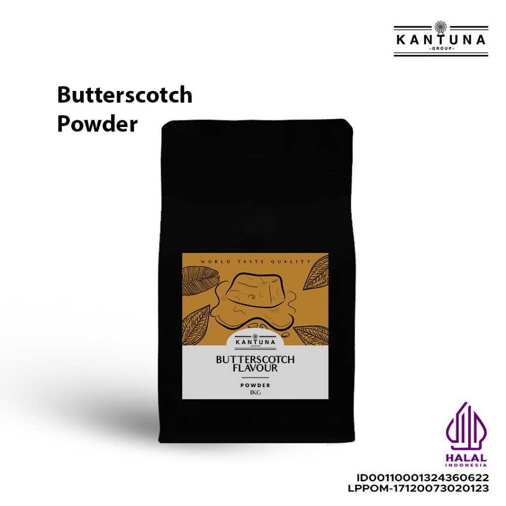 

Kantuna Butterscotch Powder -Powder Rasa Butterscotch Cafe/Kafe/Bisnis